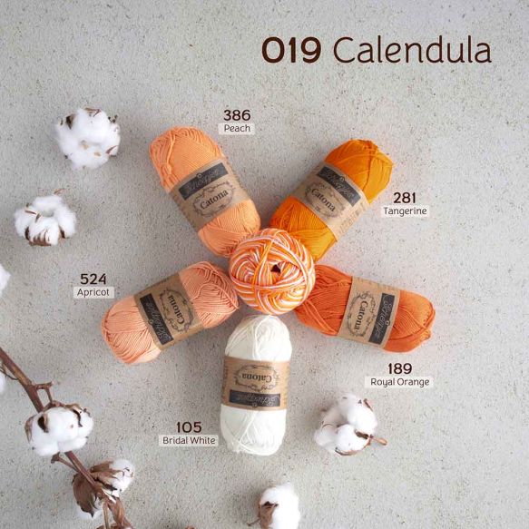 Scheepjes Catona Chroma - 019 Calendula