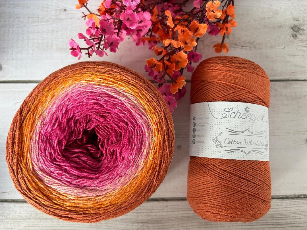 Scheepjes Cotton Whirl - 703 Sugary Sunset