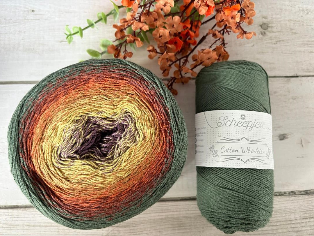 Scheepjes Cotton Whirl - 708 Pumpkin Spice