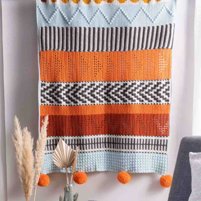 Mix & Match Modern Crochet Blankets by Esme Crick
