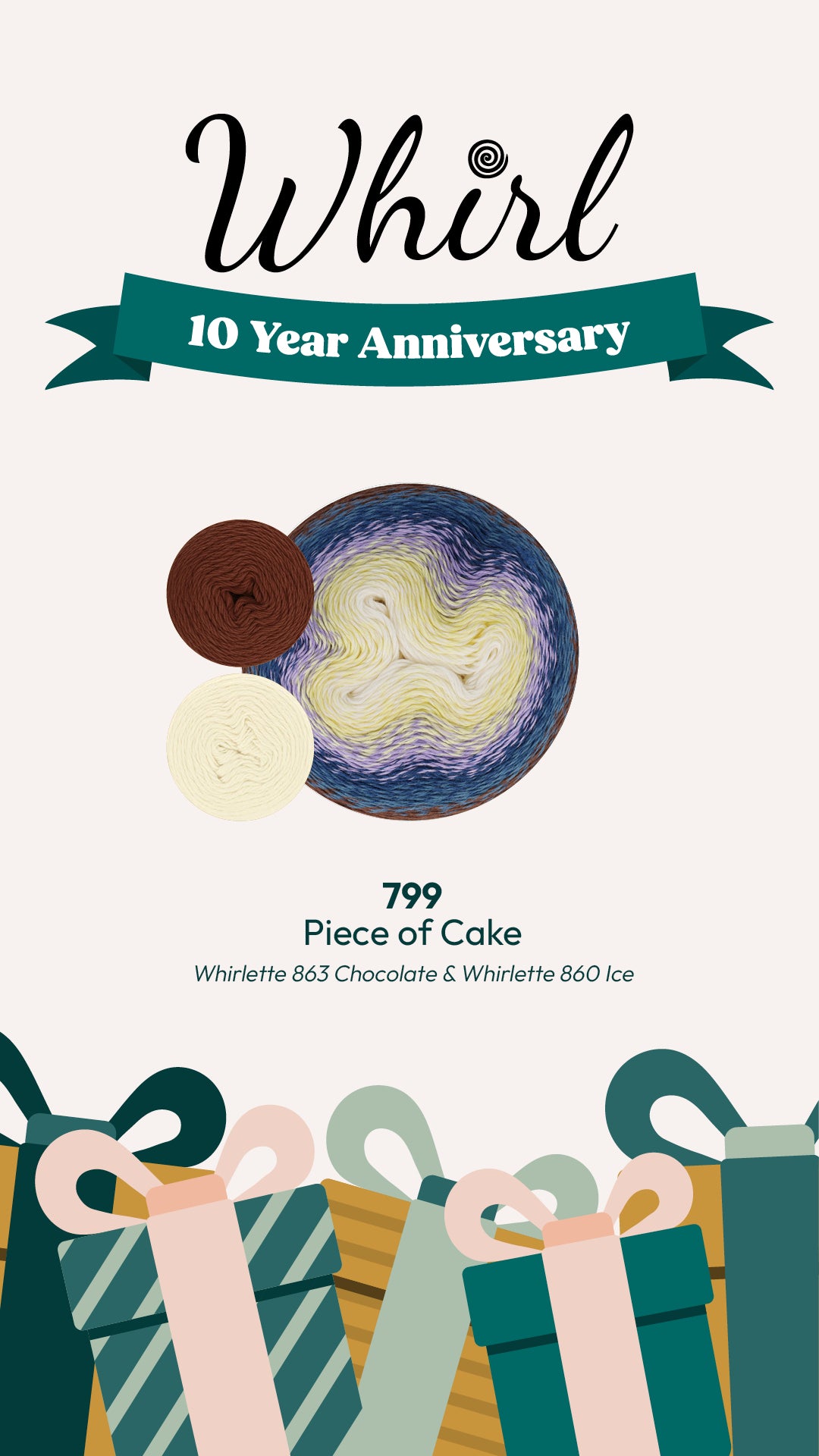 Scheepjes Whirl Birthday Cake - 799 Piece of Cake