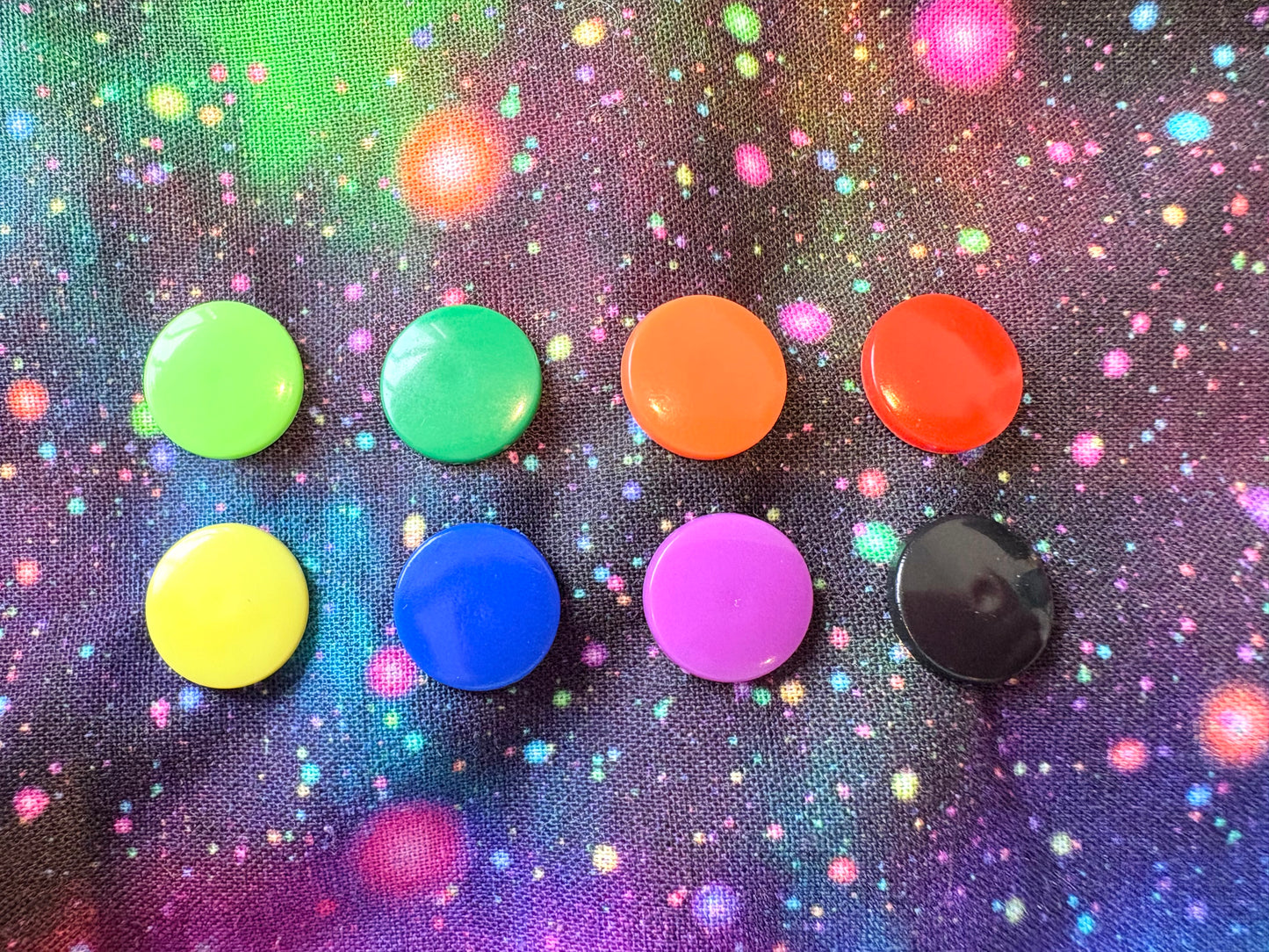 Handmade Cotton Project Tote Bag for Knitting, Crochet, Yarn and other Crafts - Galaxy Large