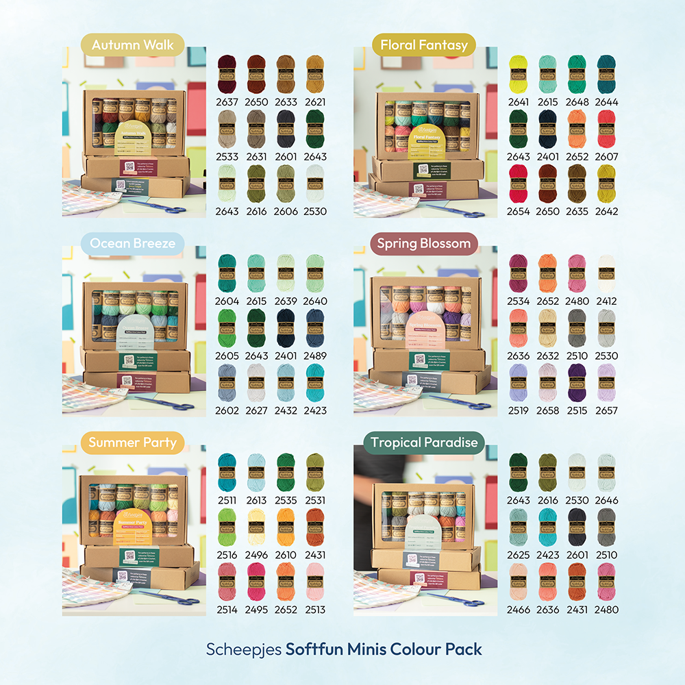 Scheepjes Softfun Minis Colour Pack - Floral Fantasy