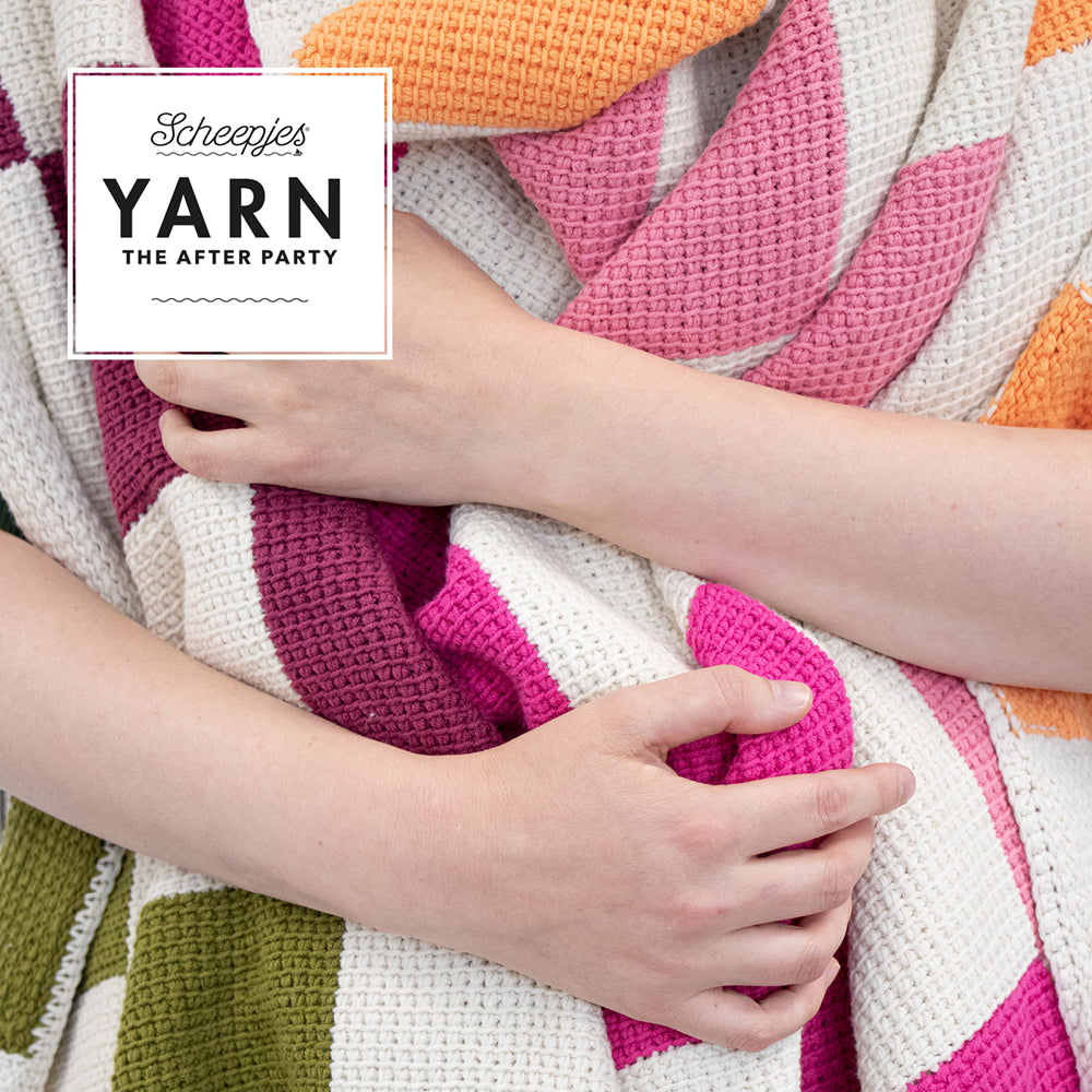 Scheepjes Yarn The After Party no. 68 - Tunisian Tiles Blanket (booklet) - (Tunisian Crochet)
