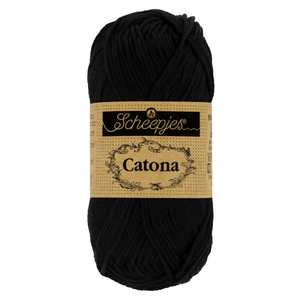 Scheepjes Catona - 110 Jet Black