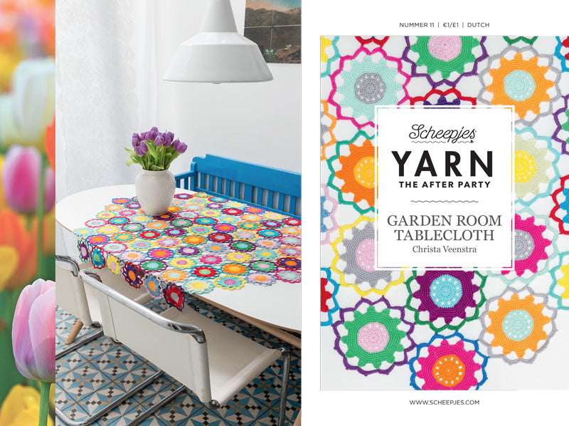 Scheepjes Yarn The After Party no. 11 - Garden Room Tablecloth (booklet) - (Crochet)