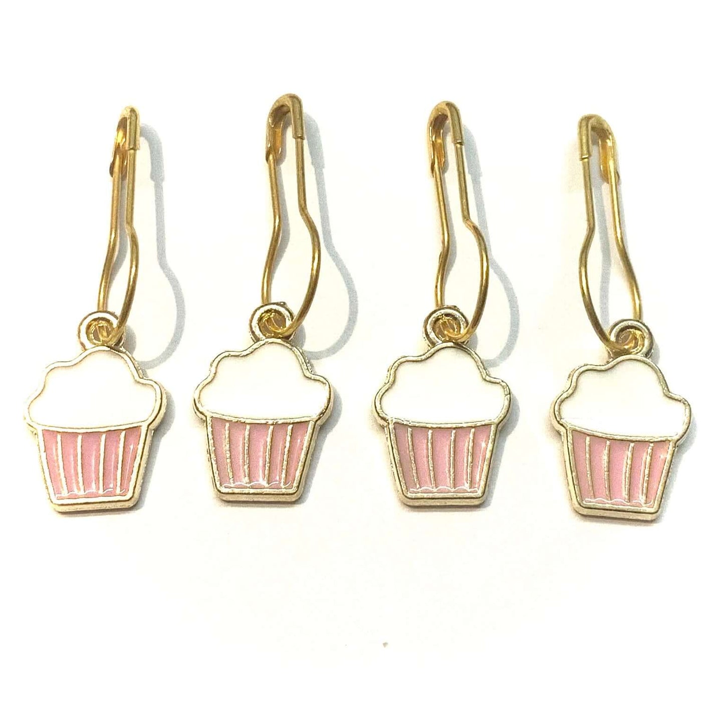 Cupcake Pink Enamel Stitch Marker