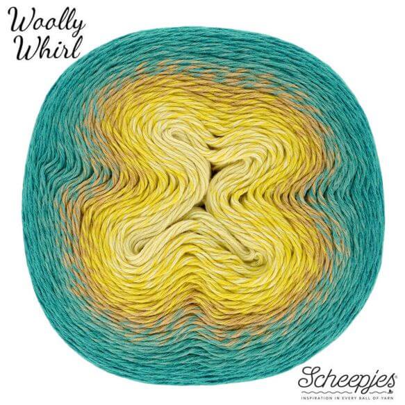 Scheepjes Woolly Whirl - 476 Custard Cream Centre