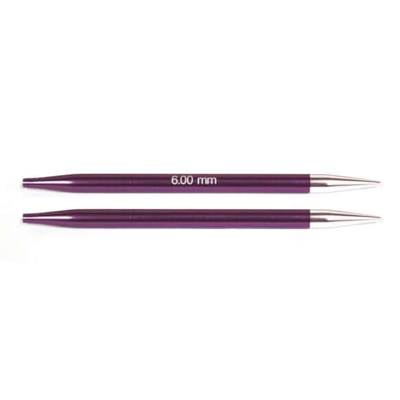 KnitPro Interchangeable Circular Knitting Needle Shanks - Zing