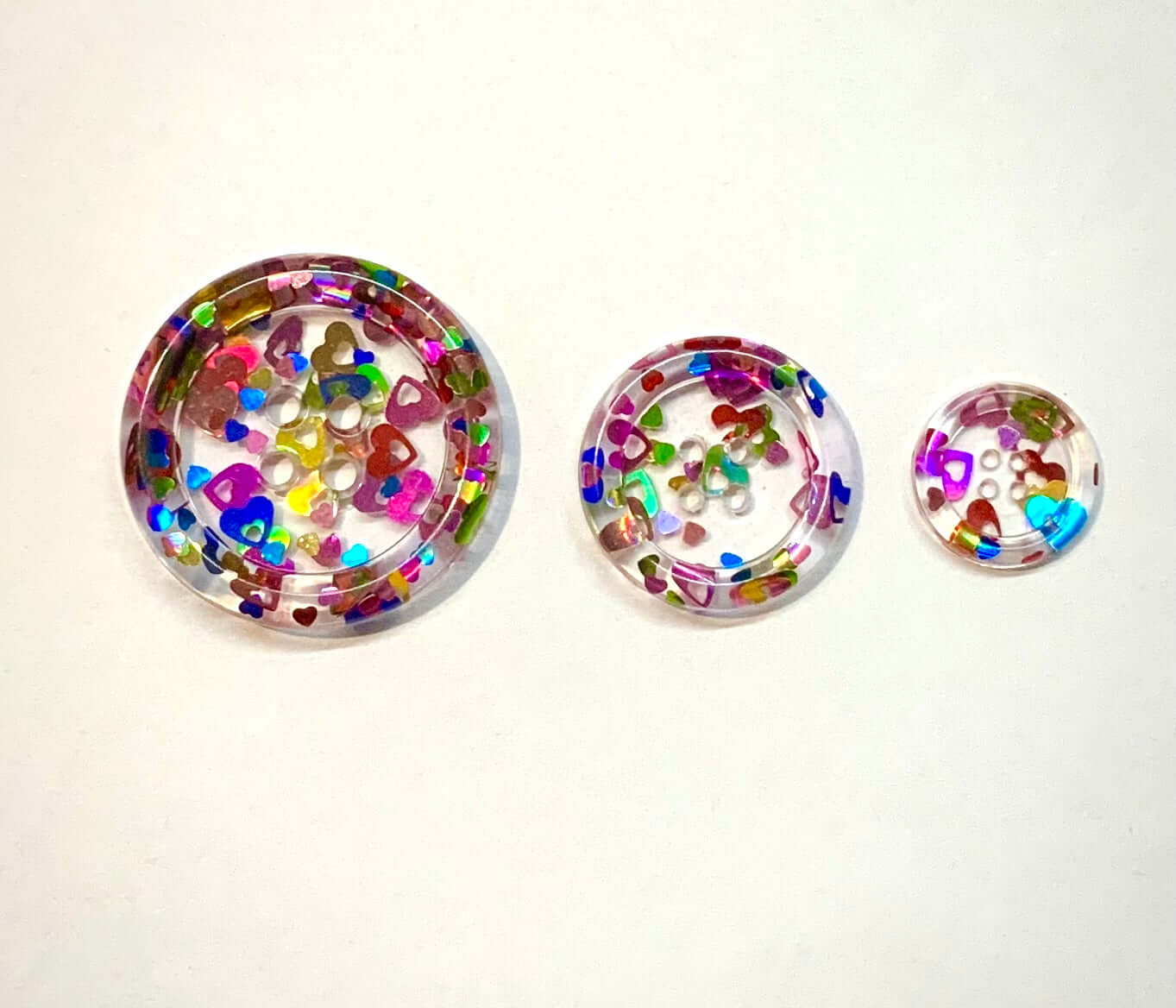 Heart Buttons - B010