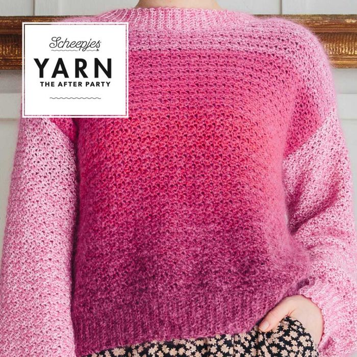 Scheepjes Yarn The After Party no. 144 - Sorbet Sweater (booklet) - (Crochet)