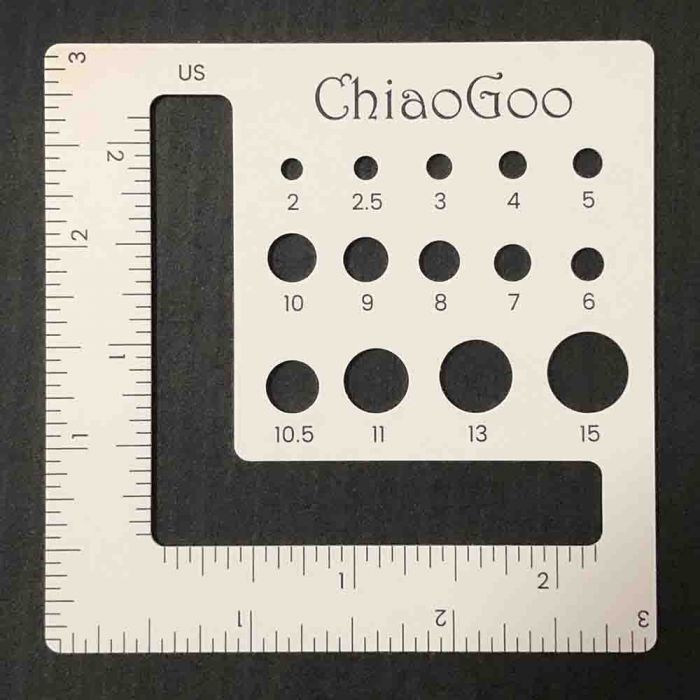ChiaoGoo Needle Gauge