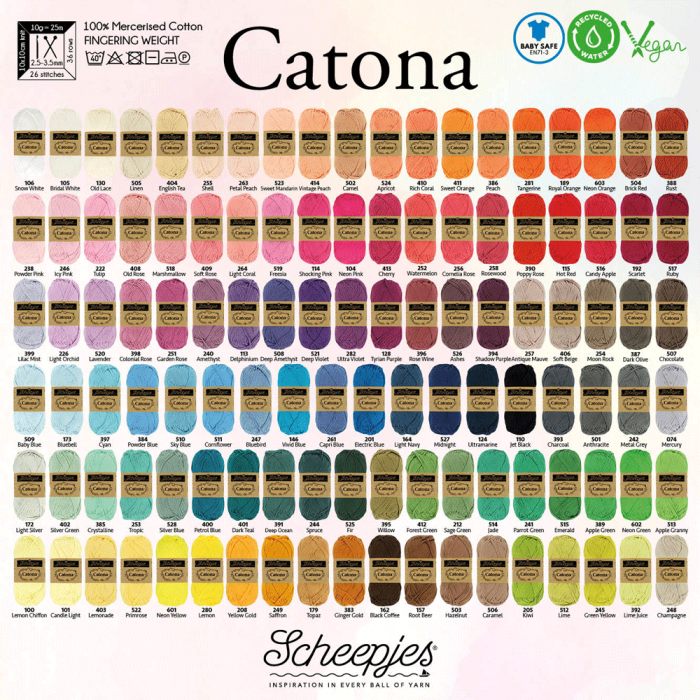 Scheepjes Catona - 601 Neon Yellow