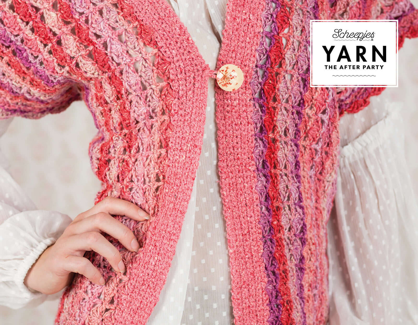 Scheepjes Yarn The After Party no. 16 - Coral Dreams Cardigan (booklet) - (Crochet)
