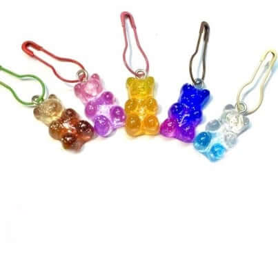 1 x Gummy Bear Stitch Marker - Random Colour