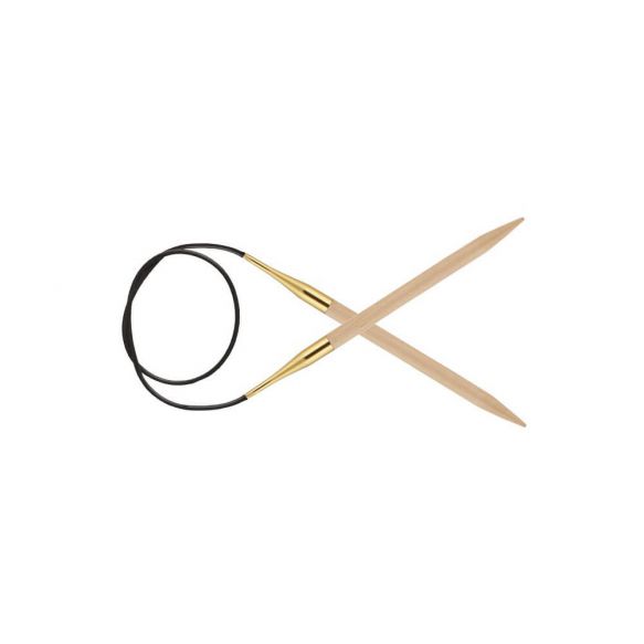 Knitpro Basix Birch Circular Needle 12mm - 80cm