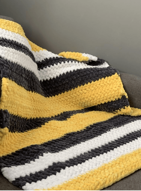 Cygnet Scrumpalicious - Scrummy Stripe Blanket (Crochet)