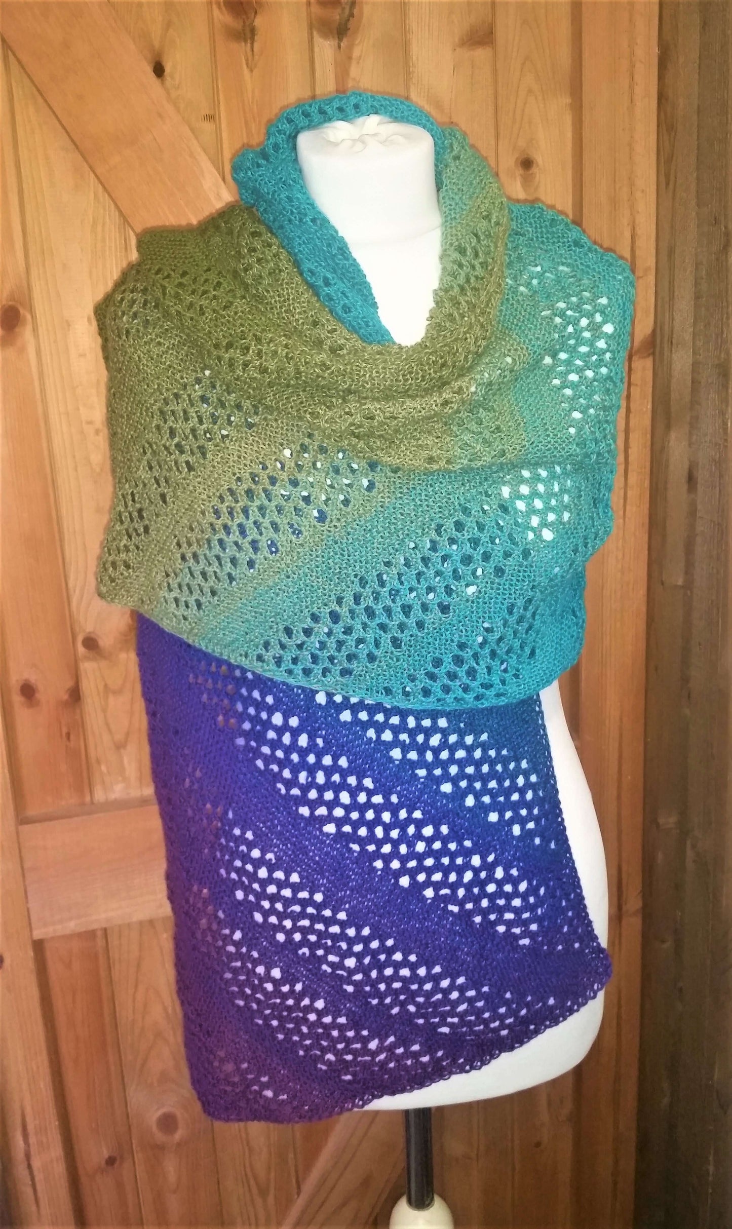 Summer Breeze Shawl Pattern - Instant Download (Knit)