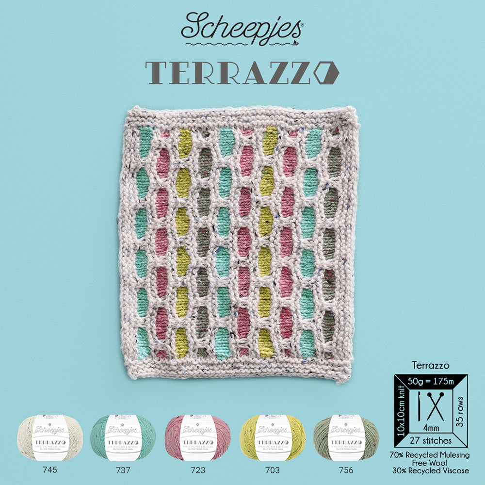 Scheepjes Yarn The After Party no. 191 - Terrazzo Tile Jumper (booklet) - (Knit)