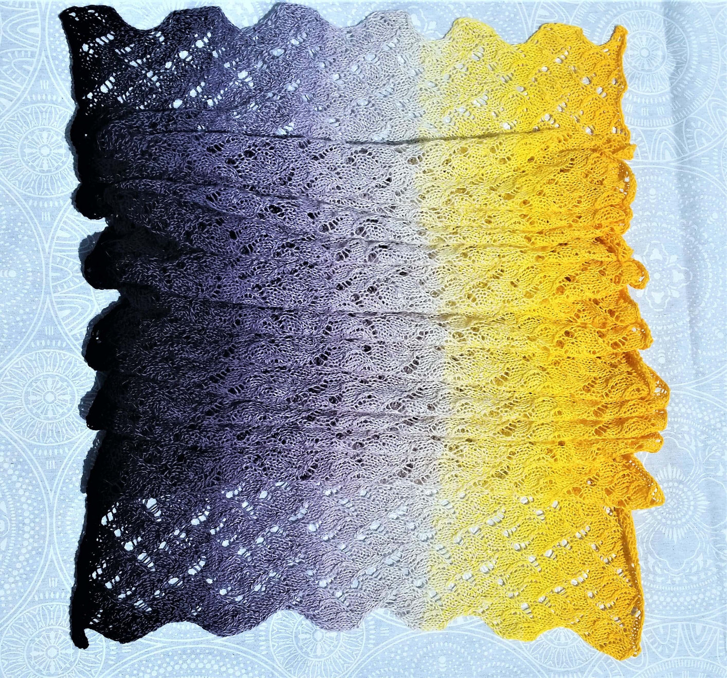 Waves Shawl Pattern - Instant Download (Knit)