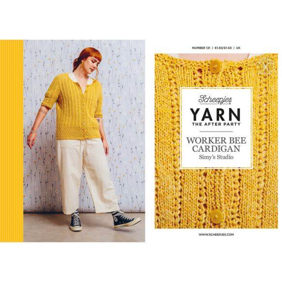 Scheepjes Yarn The After Party no. 121 - Worker Bee Cardigan (booklet) - (Knit)