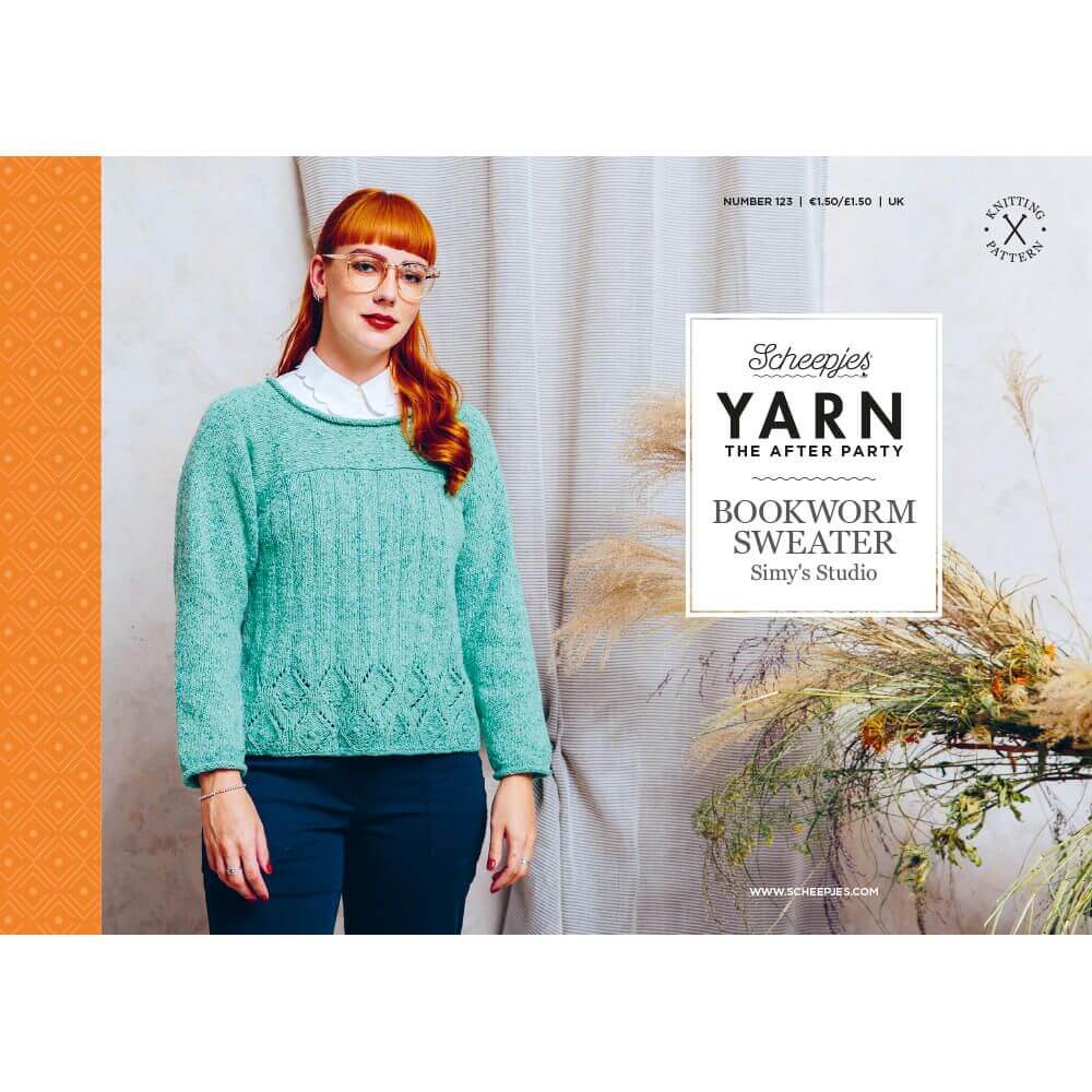 Scheepjes Yarn The After Party no. 123 - Bookworm Sweater (booklet) - (Knit)