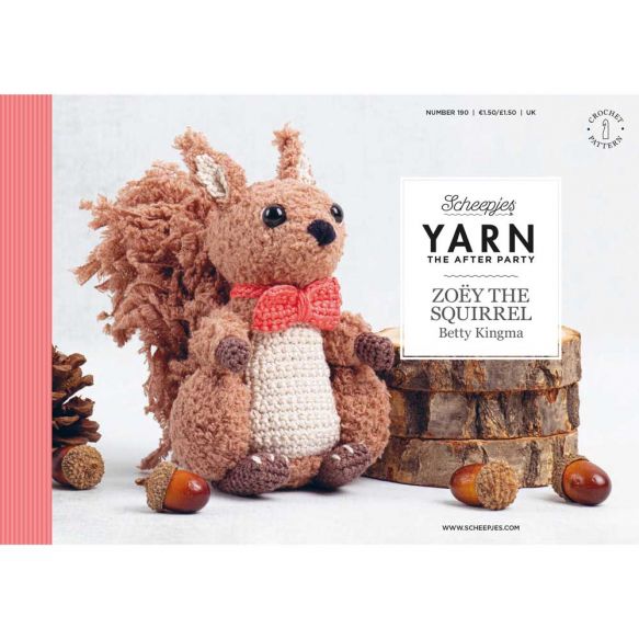 Scheepjes Yarn The After Party no. 190 - Zoey The Squirrel (booklet) - (Crochet)