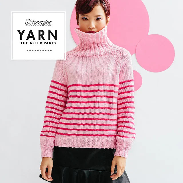 Scheepjes Yarn The After Party no. 128 - Borderlines Jumper (booklet) - (Knit)