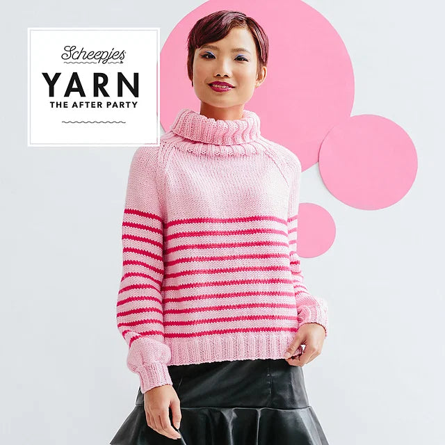 Scheepjes Yarn The After Party no. 128 - Borderlines Jumper (booklet) - (Knit)