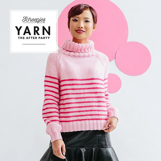 Scheepjes Yarn The After Party no. 128 - Borderlines Jumper (booklet) - (Knit)