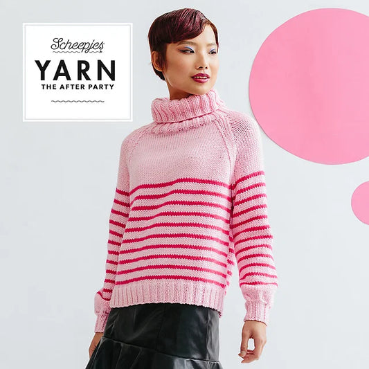 Scheepjes Yarn The After Party no. 128 - Borderlines Jumper (booklet) - (Knit)