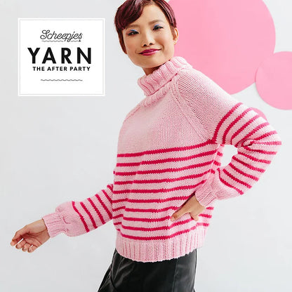 Scheepjes Yarn The After Party no. 128 - Borderlines Jumper (booklet) - (Knit)