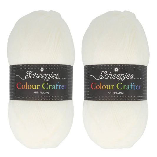 Scheepjes Colour Crafter Solid Pack 2x150g - 15 Different Colours