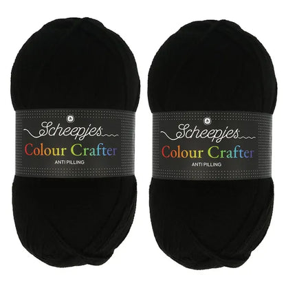 Scheepjes Colour Crafter Solid Pack 2x150g - 15 Different Colours