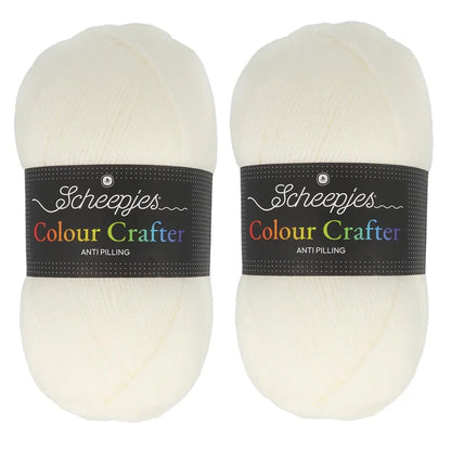Scheepjes Colour Crafter Solid Pack 2x150g - 15 Different Colours