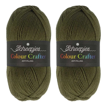 Scheepjes Colour Crafter Solid Pack 2x150g - 15 Different Colours