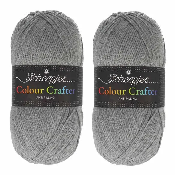 Scheepjes Colour Crafter Solid Pack 2x150g - 15 Different Colours
