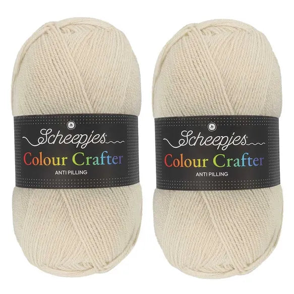 Scheepjes Colour Crafter Solid Pack 2x150g - 15 Different Colours
