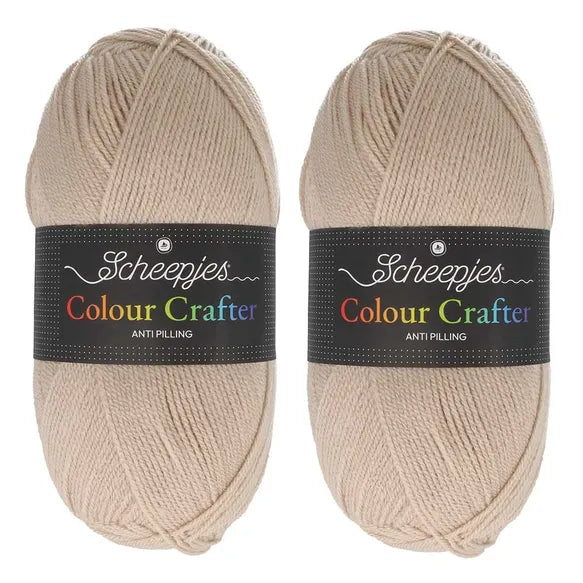 Scheepjes Colour Crafter Solid Pack 2x150g - 15 Different Colours
