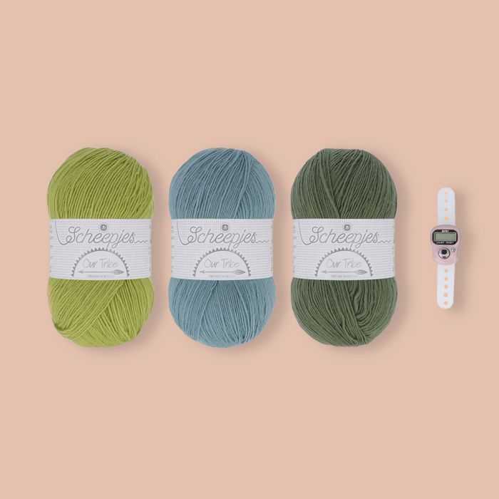 Fibonacci Shawlette - Scheepjes Knit Kit