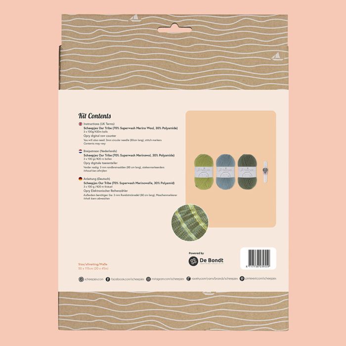 Fibonacci Shawlette - Scheepjes Knit Kit