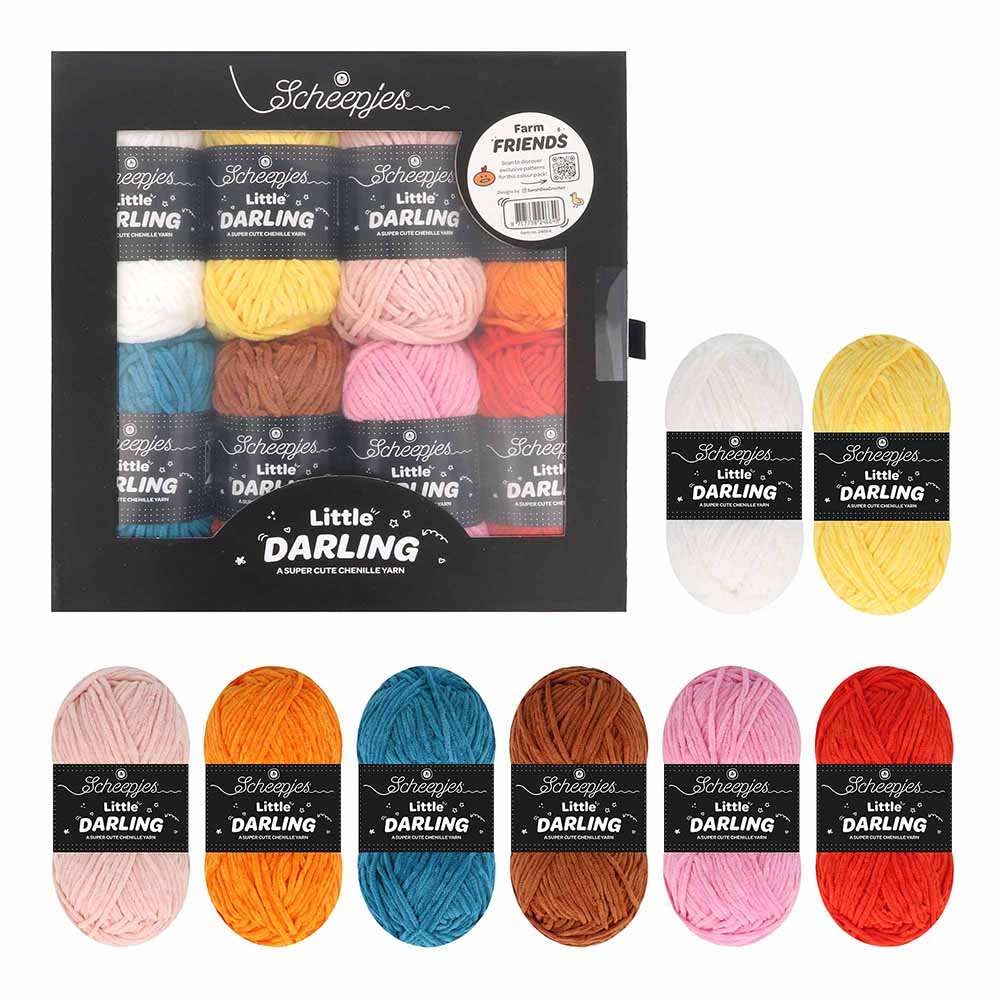 Scheepjes Little Darling Colour Pack - Farm Friends