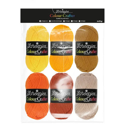 Scheepjes Colour Crafter Colour Pack 6x50g - Clogs