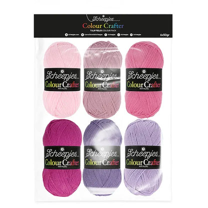 Scheepjes Colour Crafter Colour Pack 6x50g - Tulip Fields