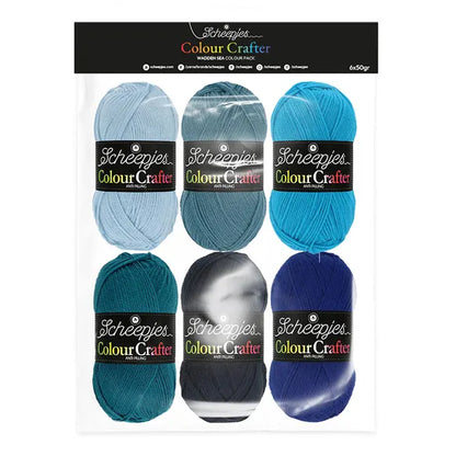 Scheepjes Colour Crafter Colour Pack 6x50g - Wadden Sea