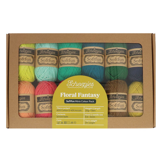 Scheepjes Softfun Minis Colour Pack - Floral Fantasy