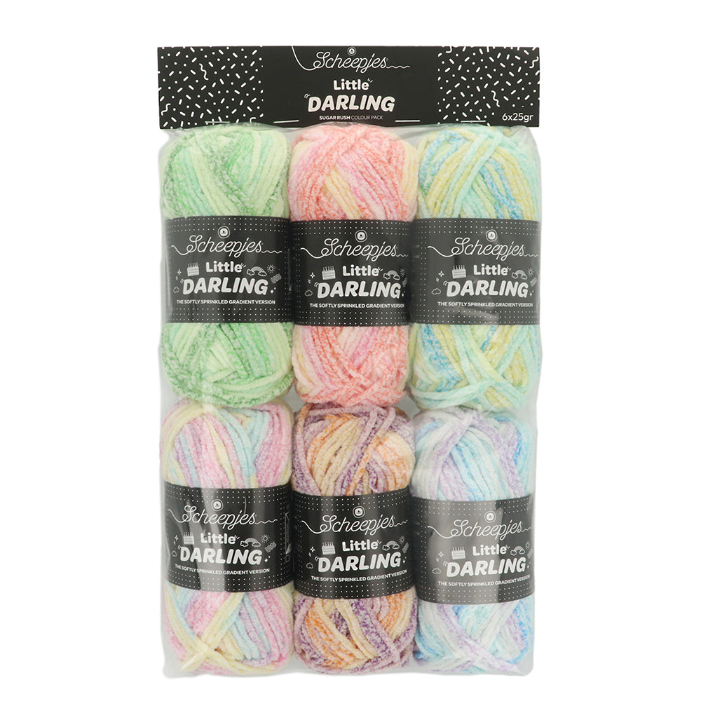 Scheepjes Little Darling Sprinkled Gradient Colour Pack - Sugar Rush