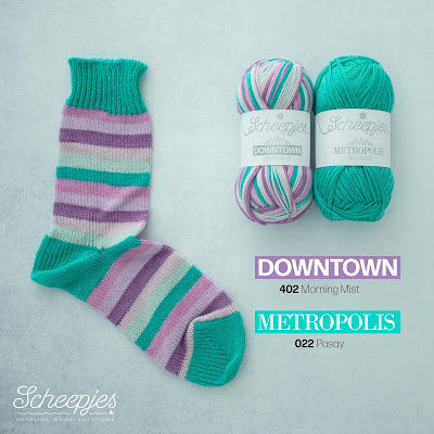 Scheepjes Summer Sock - A - Long (EU sizes 39/41, 42/43, 44/45 & 46/47)