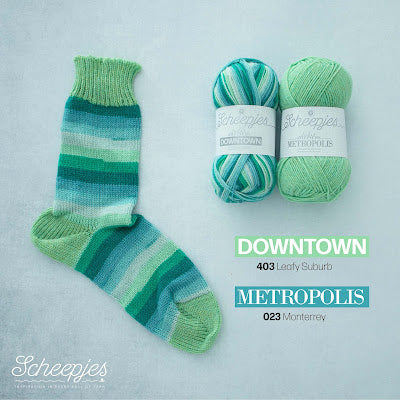 Scheepjes Summer Sock - A - Long (EU sizes 39/41, 42/43, 44/45 & 46/47)