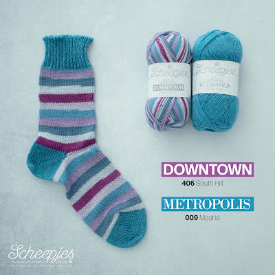 Scheepjes Summer Sock - A - Long (EU sizes 39/41, 42/43, 44/45 & 46/47)